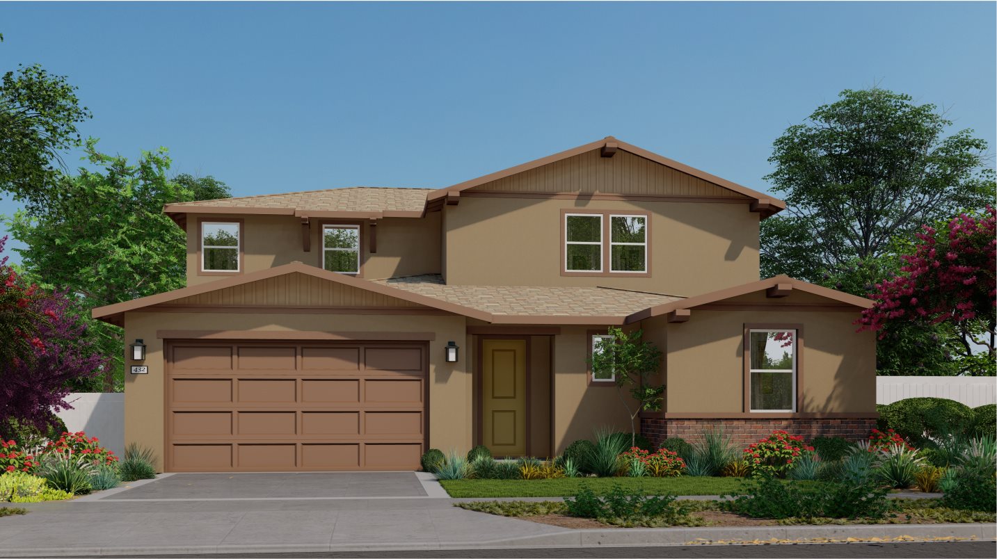 Elevation C - Territorial Ranch