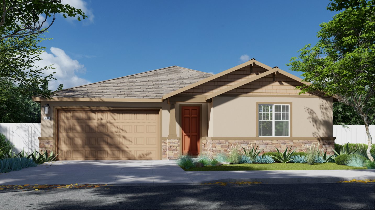 Residence 2138 Elevation A - Craftsman
