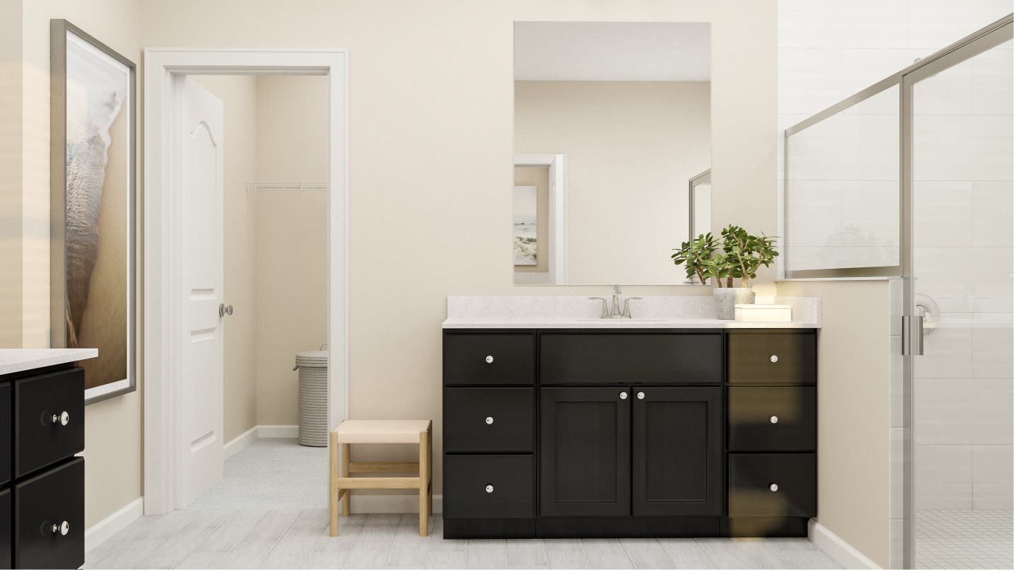 Medallion owners bath