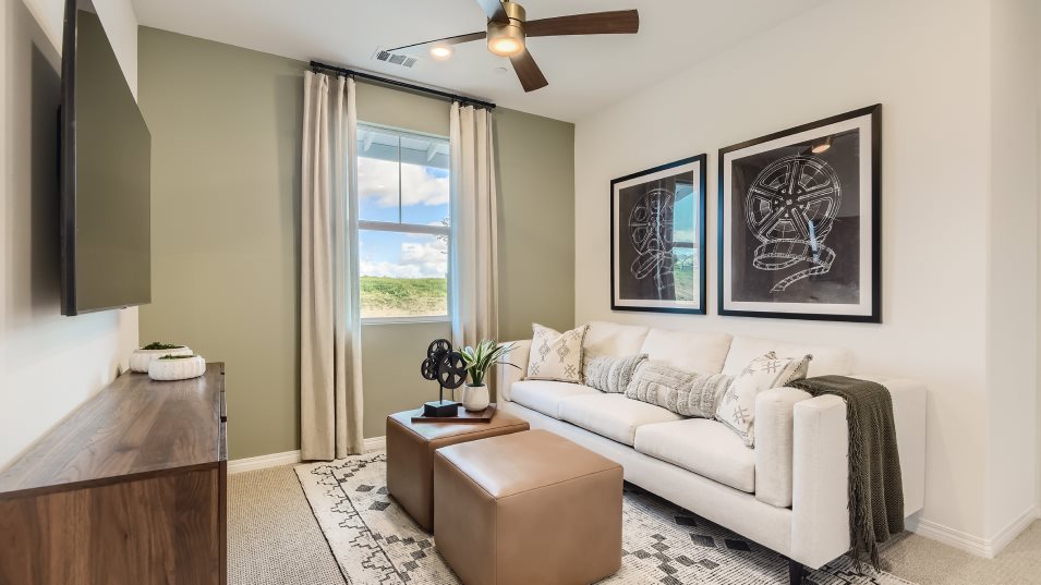 Loft styled as a secondary living area