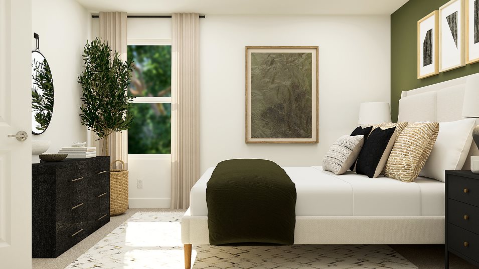 Plan 1217 Owners suite bedroom