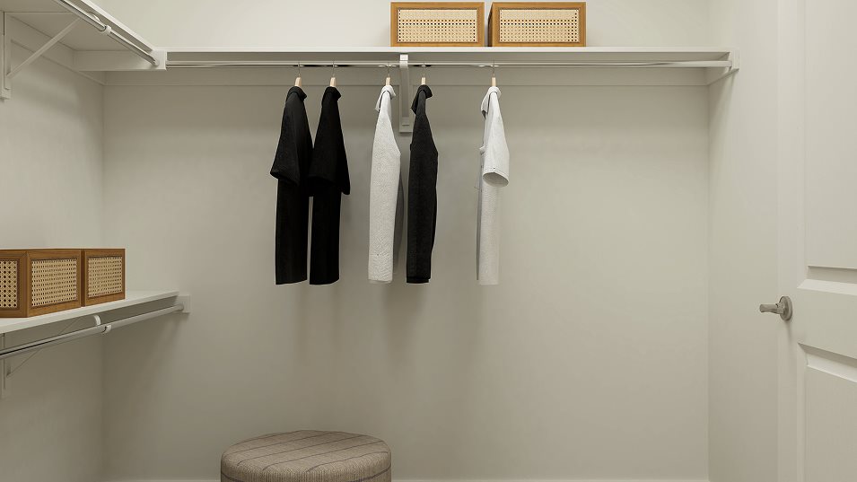 Plan 1217 Owners suite walk in closet