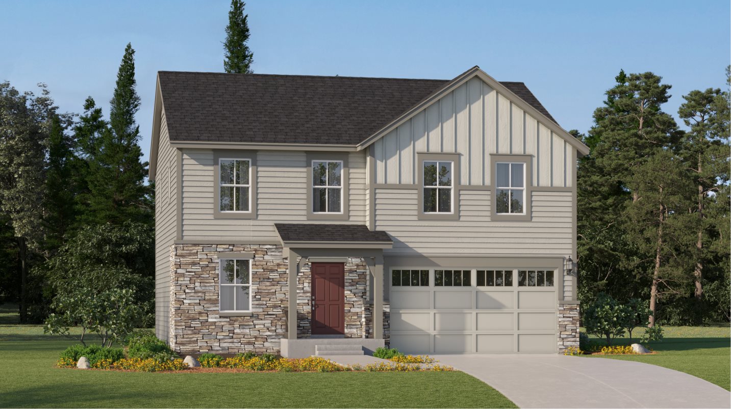 Farmhouse home exterior