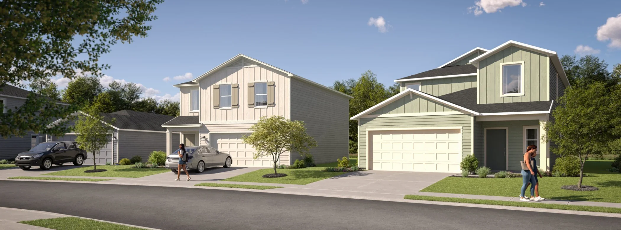 Street view of Kings Preserve Homes