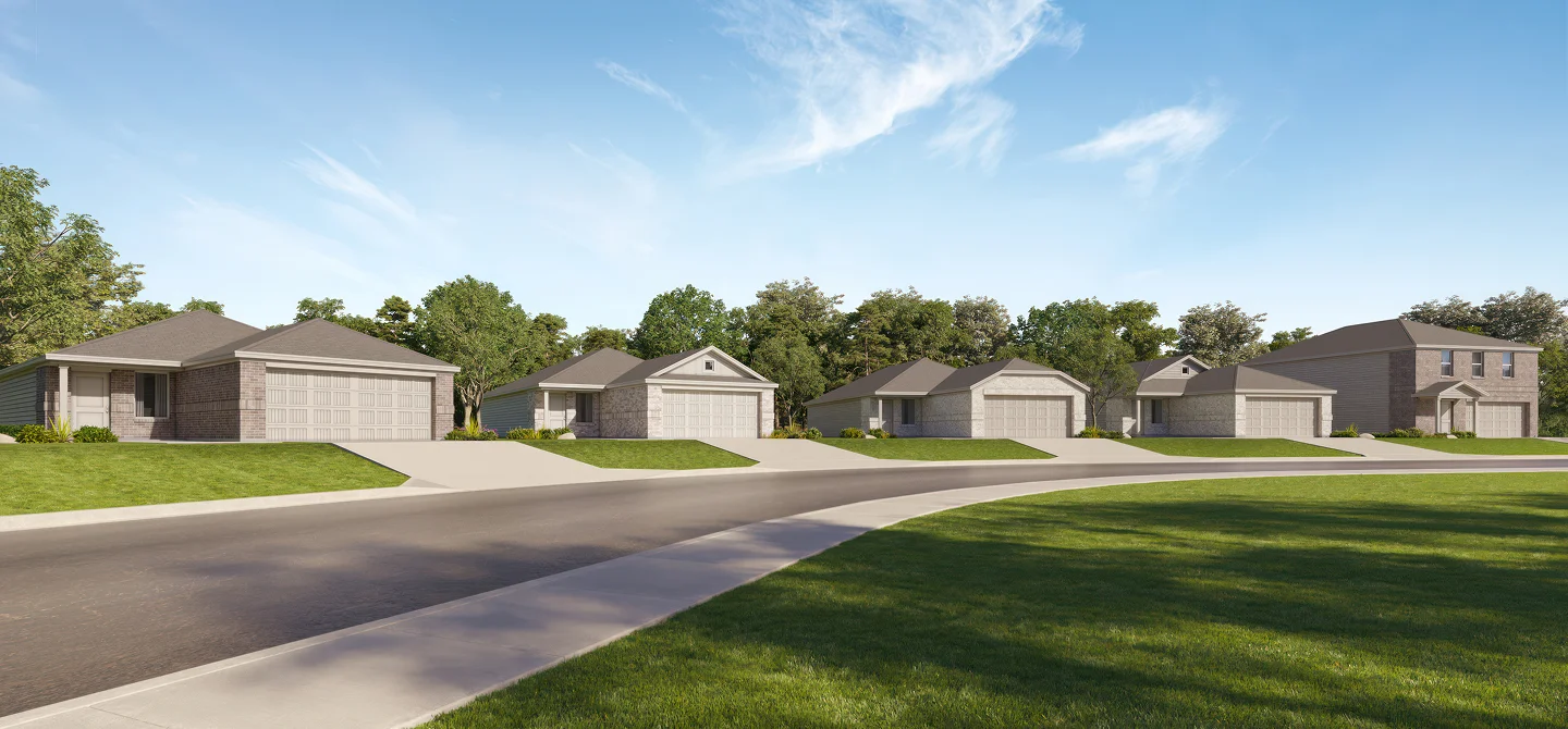 Grove Core Cottage 1 Side Brick Streetscape