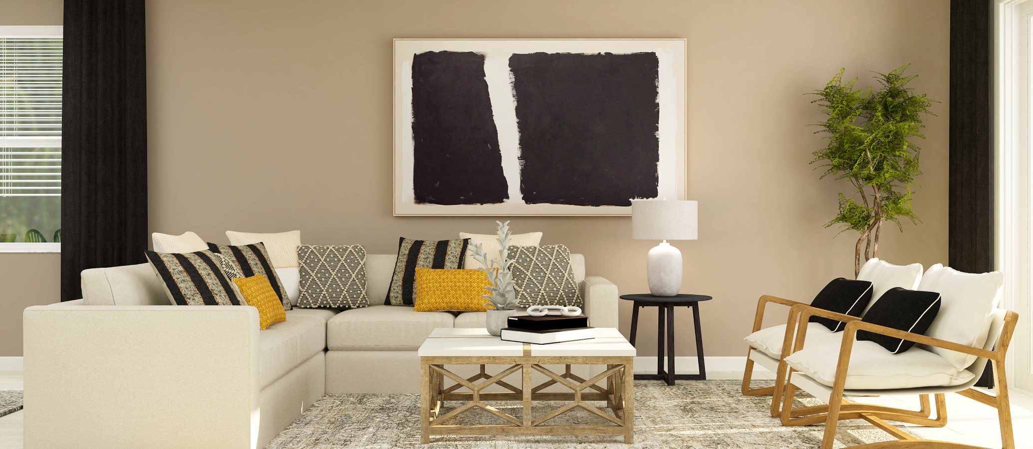 Dawning family room