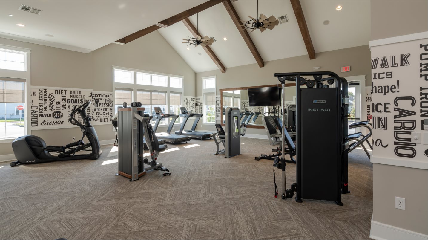 Clubhouse exercise room