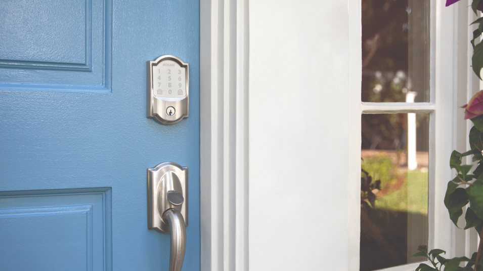 EI Schlage front door lock