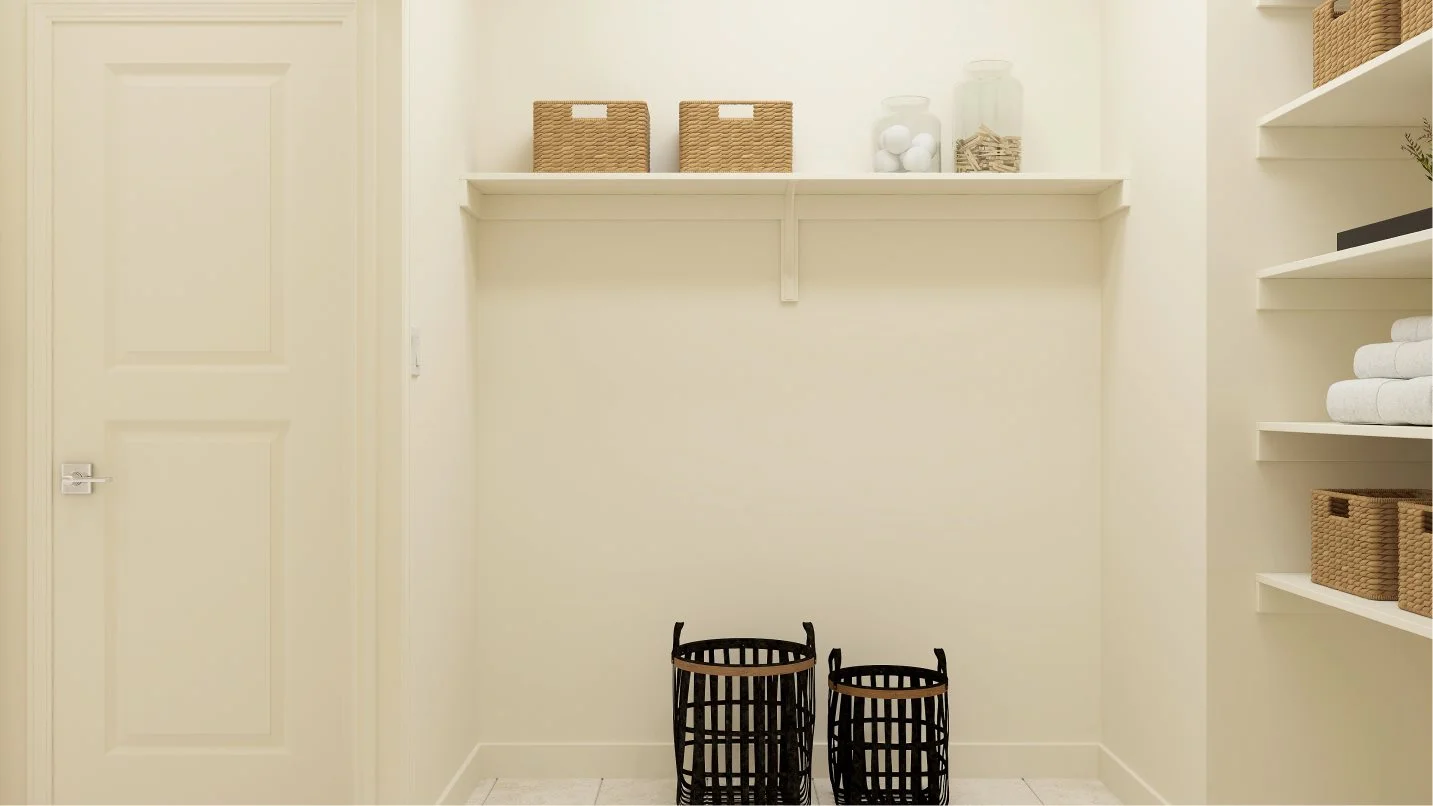 Laundry room interior