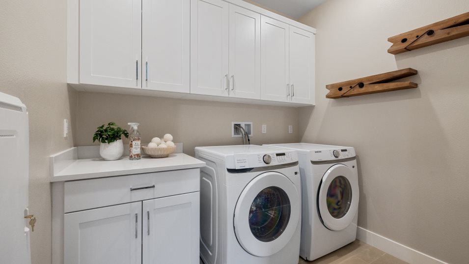 laundry room with washer and dryer