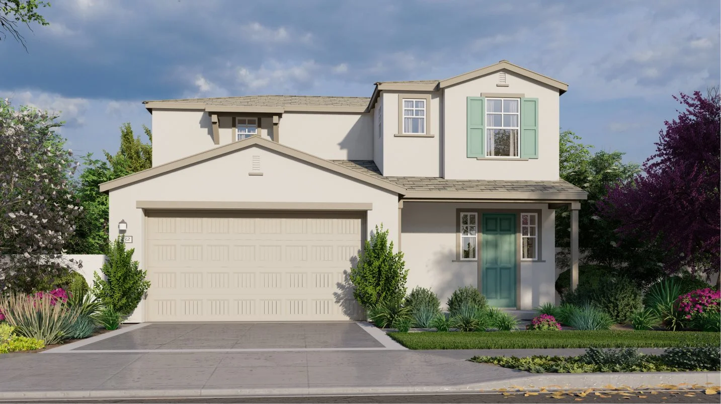 Residence 1454 Elevation A - Traditional