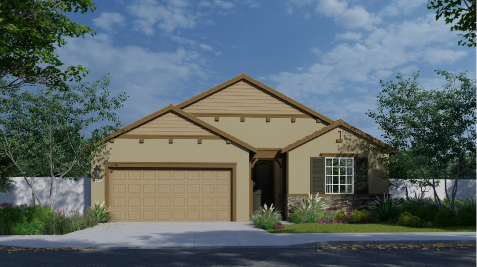 Cottage home exterior
