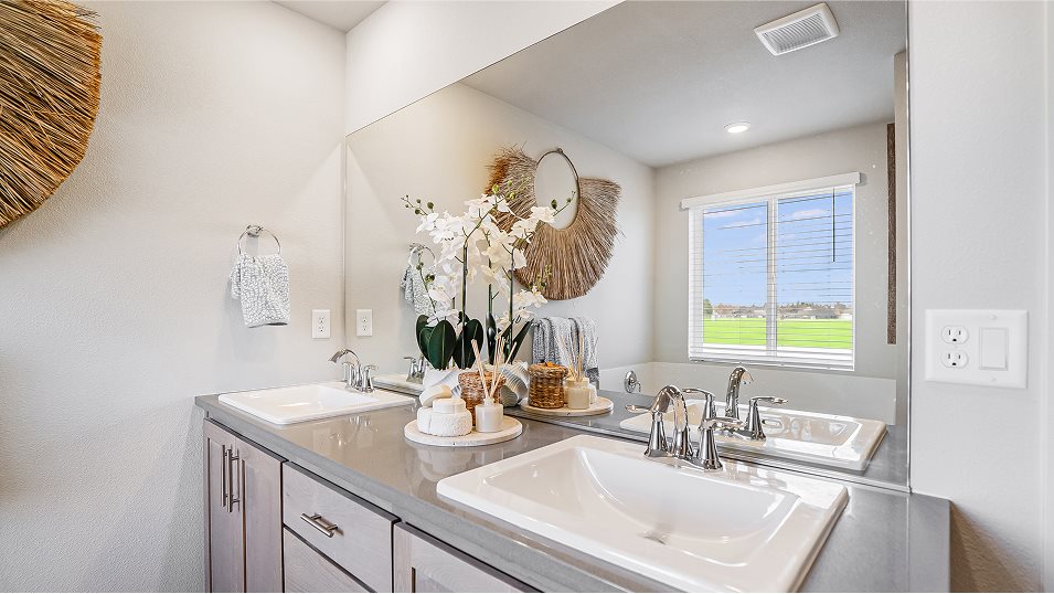 Mckenzie owners suite bathroom sinks
