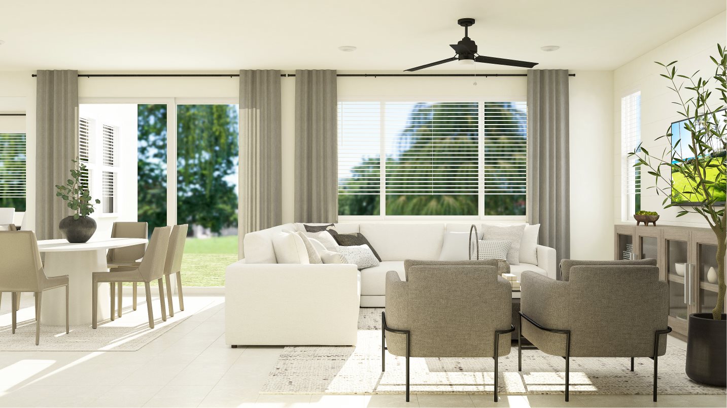 Furnished family room