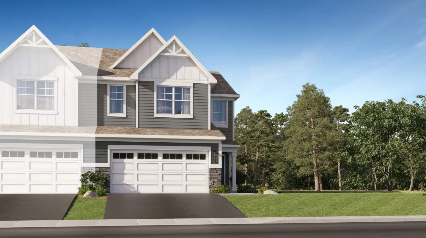 Charlotte Farmhouse Optional End Unit Exterior 2F