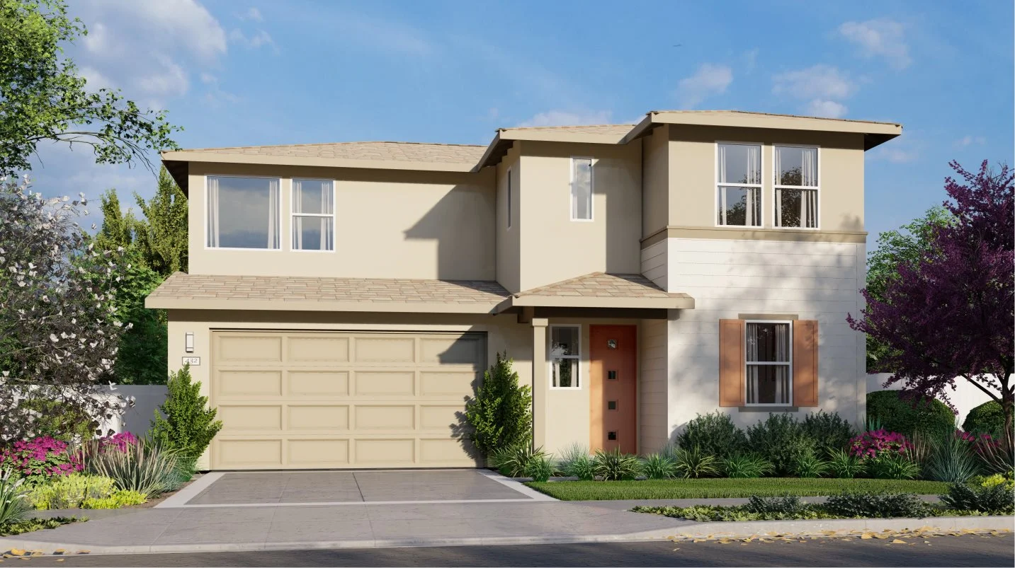 Residence 2693 Elevation A - Modern Seaside