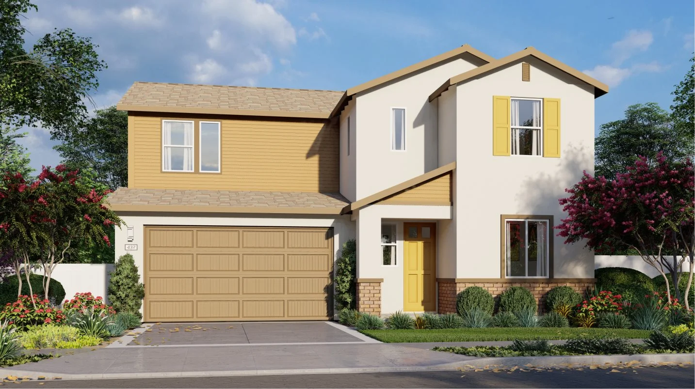 Residence 2693 Elevation C - Progressive Traditional
