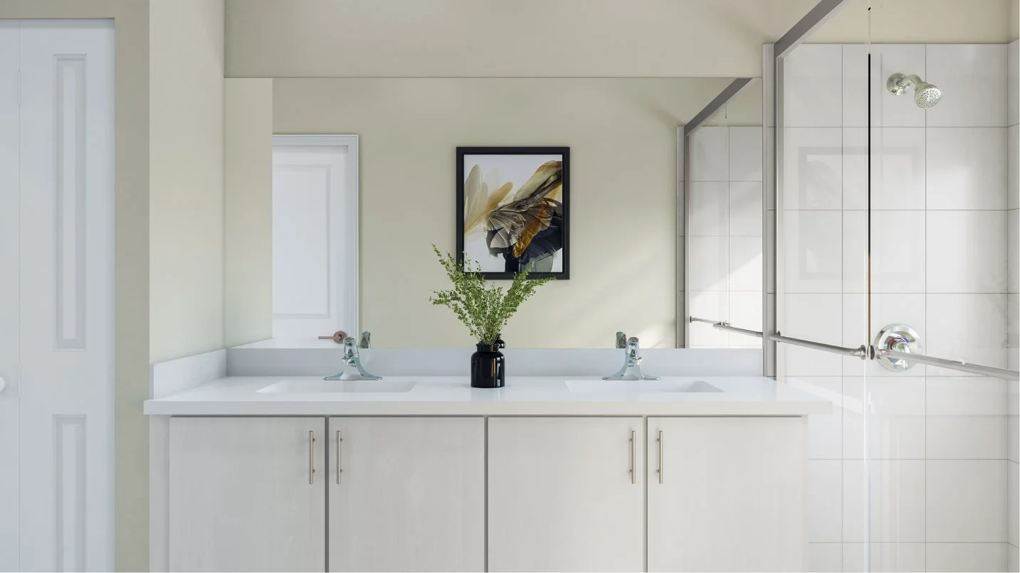 Water Lilly plan owners suite bathroom 