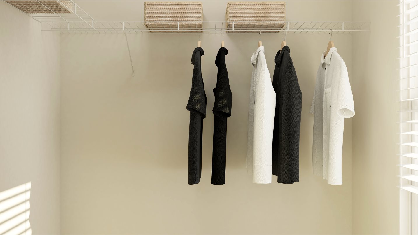 Cambridge owner's suite walk-in closet
