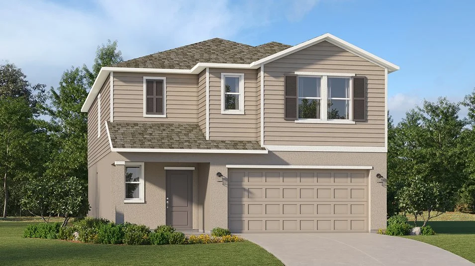 A traditional-style exterior