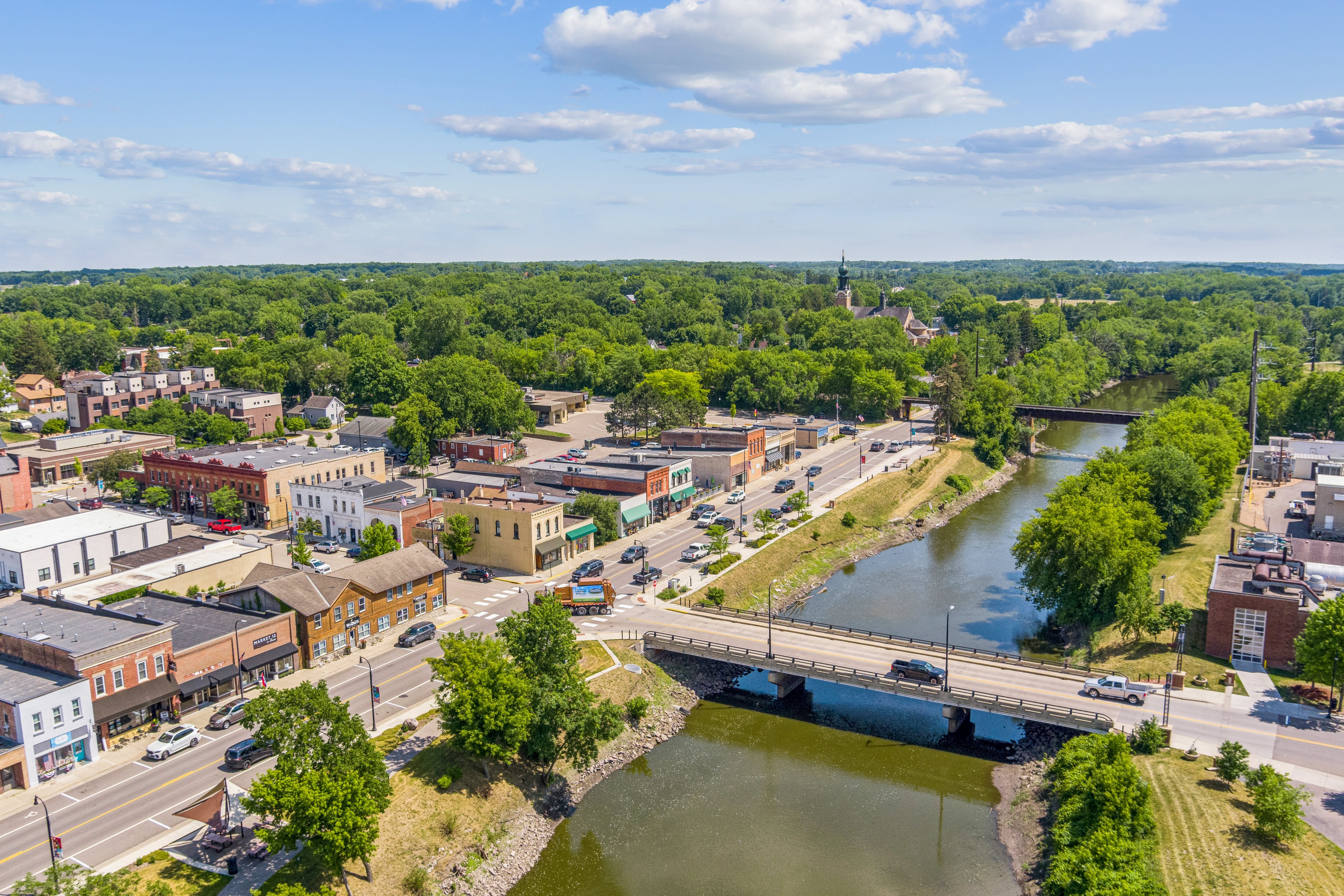 Minnesota Delano PIC City Aerial 2of2 Photoshoot