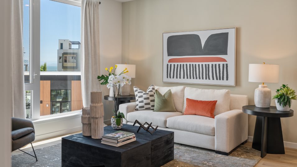 Living room with window