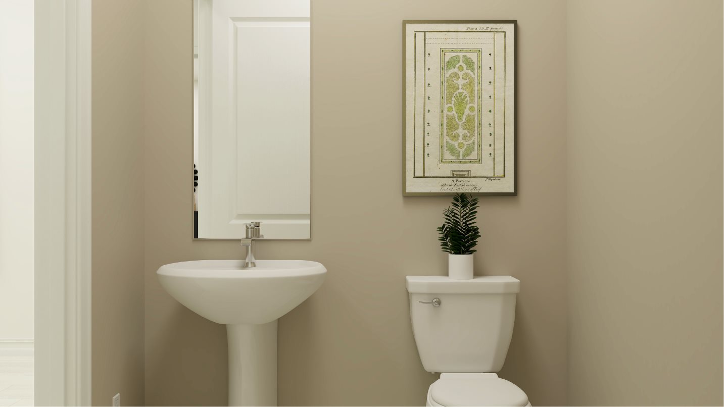 Solstice powder room