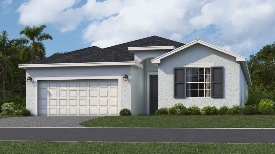 A modern ranch-inspired exterior