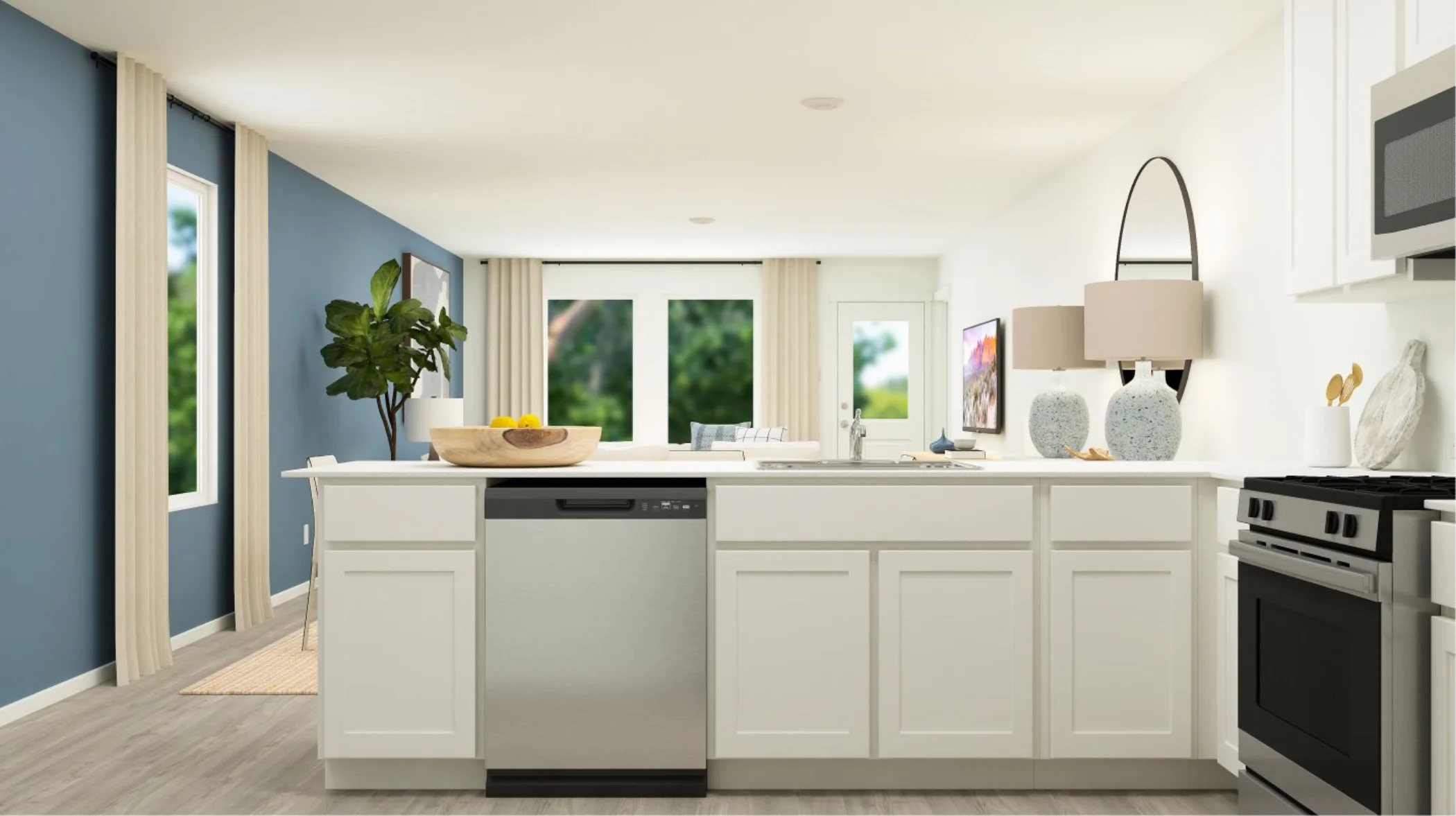 Durable quartz countertops