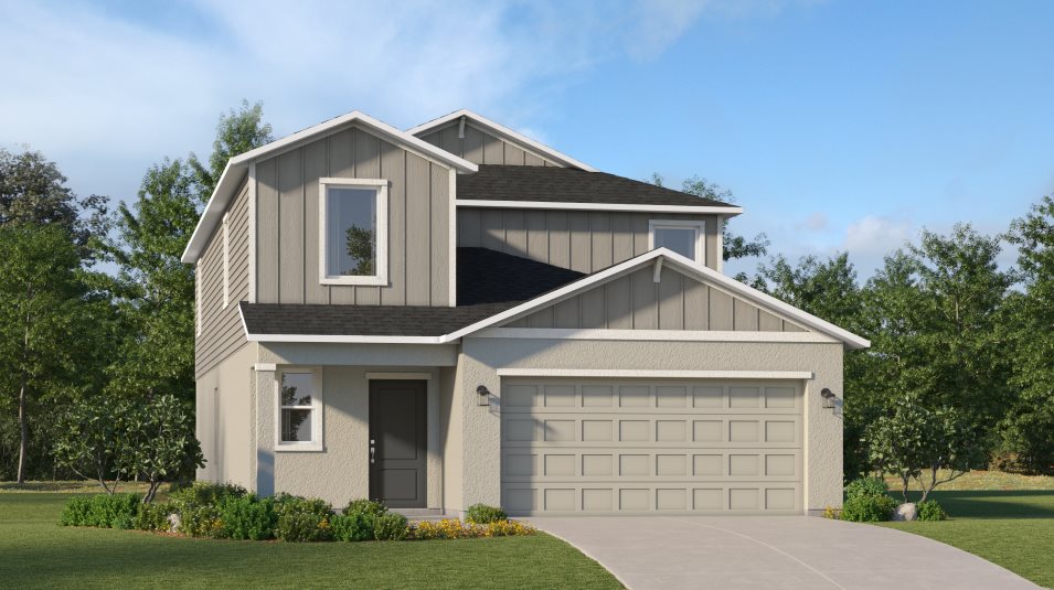 A craftsman-inspired exterior 